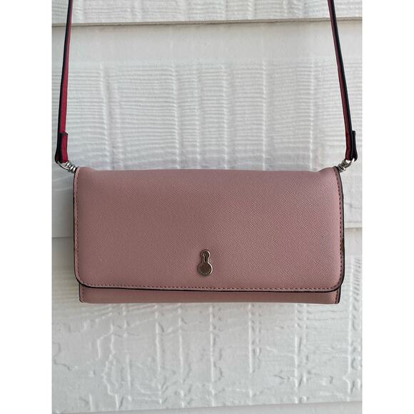 London Fog pink and red crossbody wallet  Mother's Day Valentines - Picture 2 of 10